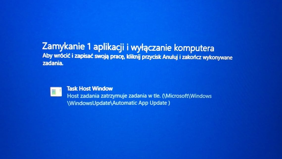 Zamykanie programów Zamykanie programów